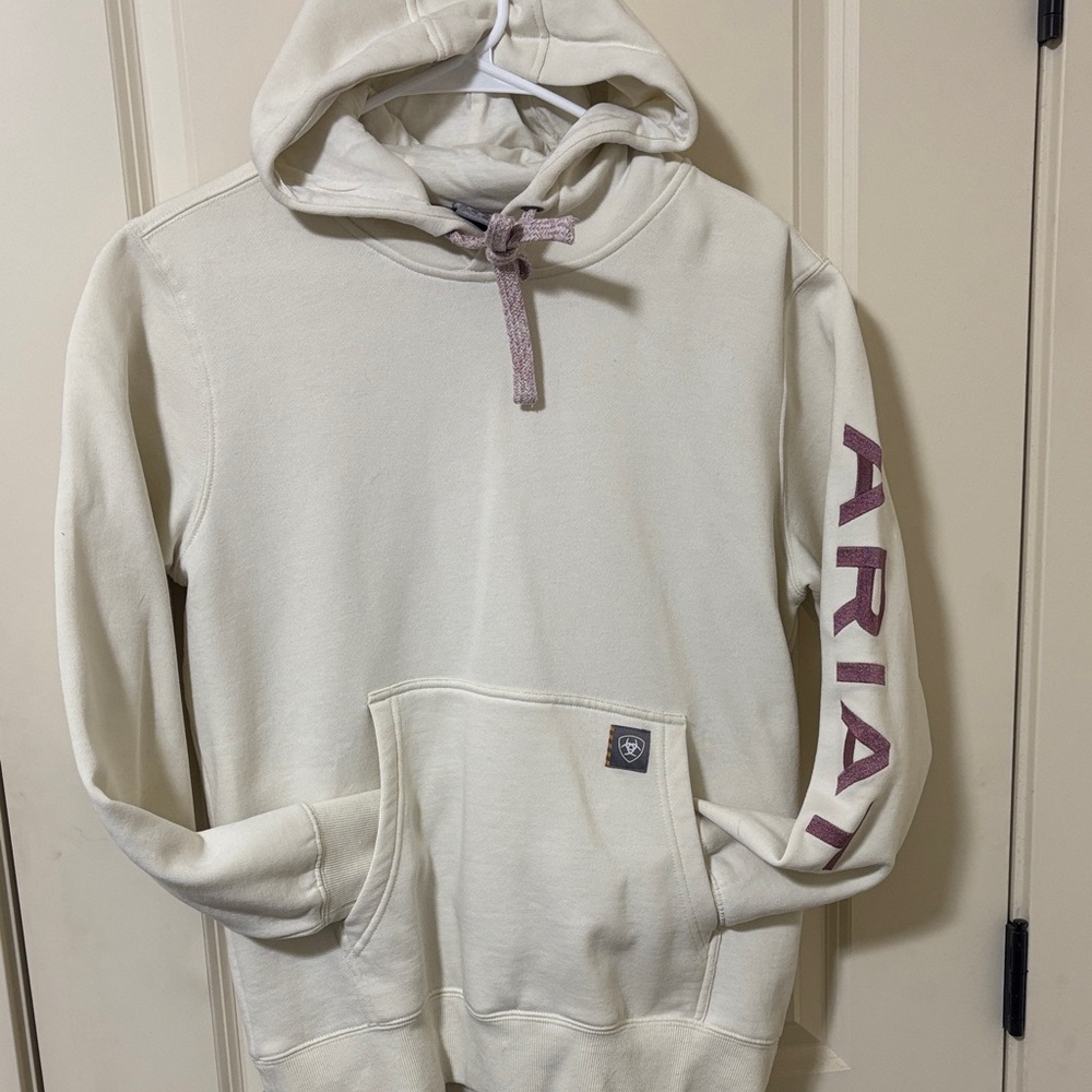 Ariat Women”s Beige Hoodie Sweater